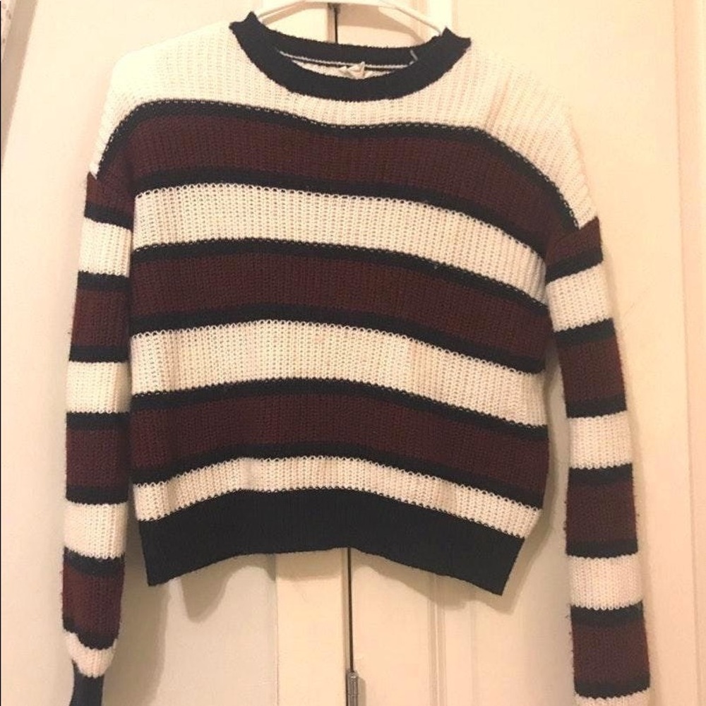 garage striped sweater
